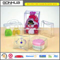 High quality no printing clear plastic custom-made jewelry packaging box for display